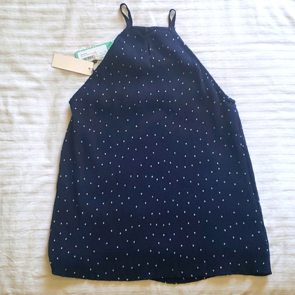 Petite Polka Dot Halter Blouse from Stitch Fix - Picture 2 of 4